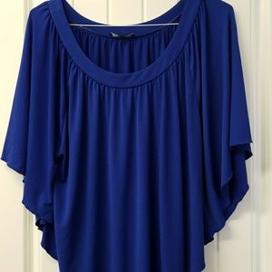 Express flutter sleeve top